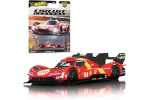 Hot Wheels Premium, Veicoli Car Culture Circuit Legends per bambini dai 3 anni in su, collezione di veicoli Car Culture in scala 1:64, JBK49