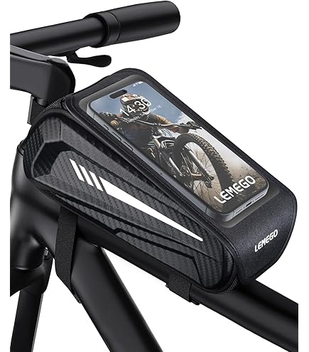 Sacoche De Guidon Vélo Wildman XT1 – étanche – Noir – 1,2L – Réfléchissante