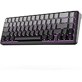 EPOMAKER x Classroom F65 Wireless Mechanical Gaming Keyboard, Hot Swappable Custom Keyboard with RGB, BT/2.4GHz/Cable, Gasket