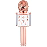 Babilden C-8501 Karaoke Mikrofon Bluetooth USB & TF & Aux (Rosegold)