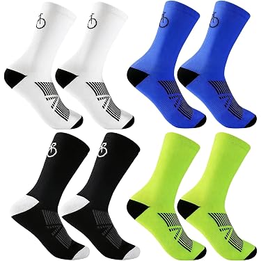 Rennrad Socken Herren - Atmungsaktive Fahrradsocken Für Sport & Training 23x12x2 Cm