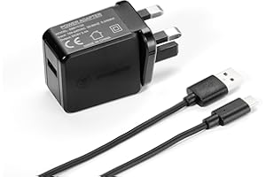 Snakebyte NSW POWER:KIT - Nintendo Switch Powerkit USB Type-C 2m charging cable and plug for use with Nintendo Switch Tablet, 3.5 hour charging time, compatible with Switch Pro Controllers