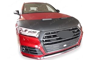 AUTO-BRA AB3-00336 AUTO BRA kompatibel mit AUDI Q5 FY + Sportback Bj. 2017-2024 Haubenbra Steinschlagschutz Tuning Bonnet Bra