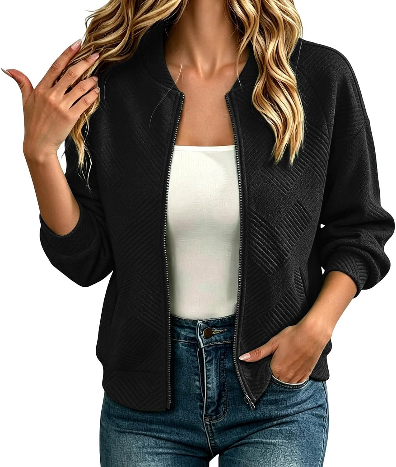 Praxistest & Alltagserfahrungen mit Generisch Bomberjacke Damen Blouson Herbstjac