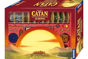 Kosmos 682262 CATAN - 3D-Edition, spannendes Strategiespiel für 3-4 Personen ab 10 Jahren, Brettspiel-Klassiker, Familienspiel, Siedler von Catan als hochwertige 3D-Edition, Eigenständiges Spiel