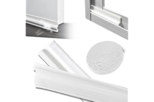 ROGOHPE 6M/236 Inch Window Draft Excluder T Shape Draught Excluder for Windows Self-Adhesive Window Insulation Seal Strip Foam Tape for Soundproof Door Draft Stopper Wind Blocker for Windows Doors