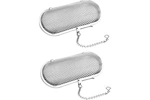 Honatrv Infusore tè 2 Pezzi, Colino per Spezie, Palline di Spezie,Filtro te in Acciaio Inossidabile Per tè Sfuso e Cucina Quotidiana