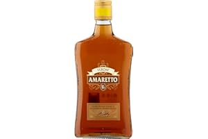 Veroni Amaretto, Almond Liqueur, Classic Cocktail Ingredient for Amaretto Sour & Marzipan Old Fashioned, Artisan Italian 15% Alcohol Drink, Vegan & Gluten Free Liquor for Home Bar, 50cl