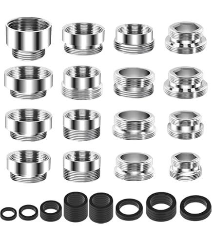 HATOOLHA® Lot De 2 Adaptateurs De Robinet Pivotants Filetage En Laiton L 881142