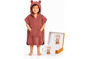 Fuchs&Panda® Badponcho Extra Varm, Mjuk Och Gosig (100% Bambu)