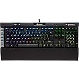 Corsair K95 USB RGB Platinum Tastiera Meccanica Gaming, Cherry MX Speed, Retroilluminato RGB, Italiano QWERTY, Nero
