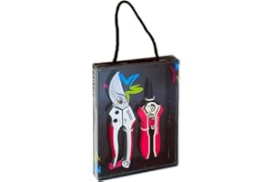 Spear & Jackson CUTTINGSET9P Colours Pink Bypass Secateurs and Snips Set