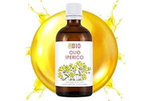 Olio di Iperico Bio 100% Naturale 100 ml - Doposole Scottature Cicatrici - Laborbio