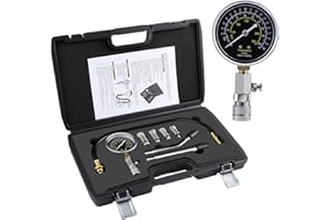 WiMas Kompressionstester Kompressionsprüfer Benzin Kompressionsmessgerät, Motor Kompression Zylinder Kompressionsmesser Kompressionstest M10 M12 M14 M18