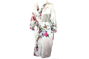 CCcollections Kimono robe long 16 colors Premium Peacock bridesmaid bridal shower womens gift