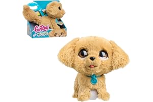 Golden Retriever Marcheur interactif de FurReal mesurant 20,3 cm de Haut, Animal en Peluche interactif, 4 Accessoires, Jouets Doux, Jouets pour Enfants de 4 Ans et Plus par Just Play