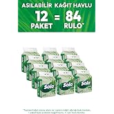 Solo Asılabilir Kağıt Havlu, 12'li Paket, 1=7 Rulo