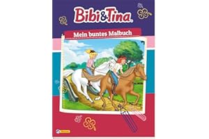 Bibi und Tina: Mein buntes Malbuch: 80 Ausmalseiten