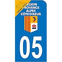 Plaque Bois Etiquette Departement Lot 4 Autocollants Département 06 Alpes Stickers Plaque Immatriculation