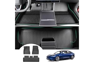 GAFAT Tesla Model 3 Highland 2024 2025, dywaniki podłogowe z termoplastycznego elastomeru poliestrowego na każdą pogodę do Tesla Model 3 2024, oryginalne dywaniki gumowe do skanowania 3D, bardzo
