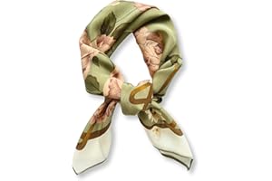 PoeticEHome Seidenschal aus 100% reiner Maulbeerseide – 68x68 cm Halstuch für Damen | Quadratisches Tuch mit Geschenkbox​