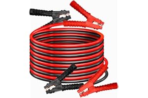 SURPZON Jumper Cables for Car Battery 4M Booster Cables 2000Amp Heavy Duty Cars Jump Leads Professional Battery Start Cables Jump Starting Dead or Weak Batteries Emergency Roadside Assistance