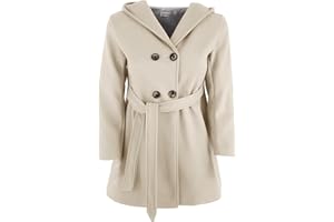 JOPHY & CO. Mantel für Mädchen, zweireihig, mit Kapuze und Taschen (Artikelnummer 2078)