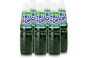 ‎TRI TOP TRi TOP Getränkesirup Waldmeister 6 x 600ml | Sirup für Wassersprudler | 1 Flasche ergibt ca. 5 Liter Erfrischungsgetränk