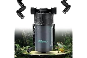 Aisny Beregnungsanlage Terrarium, Luftbefeuchter für Amphibien Pflanzen Luftbefeuchter mit 6 Sprühzubehör Terrarium Luftbefeuchter Vernebler Terrarium für Pflanzen Paludarium Zuchtraum