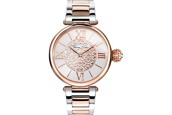 Thomas Sabo damklocka analog Quarz Karma Arabesque Bico romerska siffror