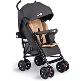 COMFYMAX Tam Yatar Baston Bebek Arabası, Fırtına Grisi