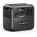 BLUETTI Centrale Elettrica Portatile AC180, 1152Wh LiFePO4 Generatore Solare 2 1800W (2700W Picco) AC Uscite, 0-80% in 45 Min