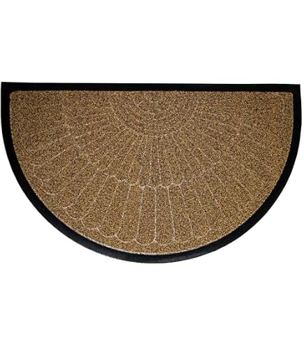 MAURER ZERBINO in Fibra di Cocco e Gomma Mezza Luna Pietre New 45X75 cm