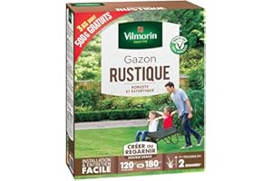 VILMORIN Gazon rustique - Boite de 3 kgs dont 500grs GRATUIT