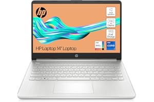 HP 14" Laptop | Intel Core i7-1255U Processor | 16 GB RAM | 512 GB SSD | Intel Iris Xe Graphics | FHD Display | Up to 8hrs battery | Windows 11 | Dual Speakers | Natural Silver | 14s-dq5007sa