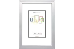 CHELY SIGLO Chely Intermarket | 34B1E | Marco de Madera 50x70cm (Blanco) Pared MOD-289, Hecho con Madera sólida, Grosor de Perfil 2cm con Acabado Elegante (289-50x70-1,65)