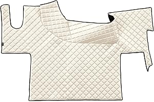 F-CORE Alfombrillas de Cobertura Total camion Compatible con Renault T 01.14- Piso Plano Champagne