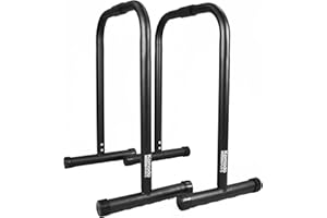 Komodo Parallel Dip Station Bars Home Gym Parallettes for Body Weight Workout Calisthenics