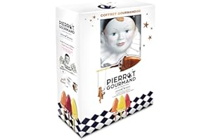 Pierrot Gourmand - Boîte de 40 sucettes au Caramel et Fruits