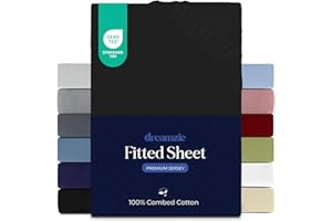 Dreamzie Duvet cover 120 x 200 cm, jersey 100% cotton, mattress height up to 22 cm, hypoallergenic, Oeko-Tex , black