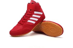 ALEXCHEMIA Wrestling-Schuhe Boxstiefel für Männer Frauen,Boxschuhe für Teenager,Erwachsene,Atmungsaktiv rutschfest Muay Thai Kickboxen Kampfsport Ringerschuhe,33–44 EU Boxing Shoe/Boxing Shoe