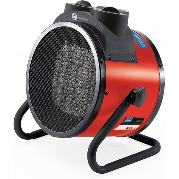 Draper 2.8KW PTC Portable Electric Space Heater - Red - with Adjustable  Thermostat - Free Standing Room Heaters : Amazon.co.uk: DIY u0026 Tools