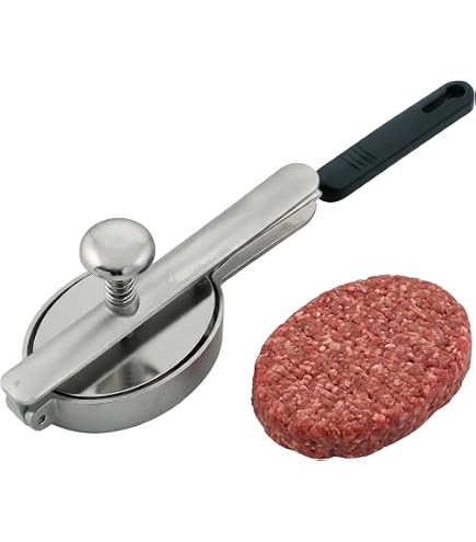 Moule De Presse À Jambon, Moule De Presse À Viande En Acier Inoxydable, Machine À Galettes De Hamburger Avec Dispositif De Pressurisation À Double Vis, Pour Farcis, Hamburgers, Curseur, Barbecue, Gri Moule De Presse À Jambon, Moule De Presse À Viande En Acier Inoxydable, Machine À Galettes De Hamburger Avec Dispositif De Pressurisation À Double Vis, Pour Farcis, Hamburgers, Curseur, Barbecue, Gri