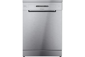 Candy Rapido' Lavastoviglie a Libera Installazione 60 cm, 13 Coperti, 5 Programmi, Wi-Fi + BLE, Maxi TUB, Partenza Ritardata 3-6-9h, Motore Inverter, Classe C, 59,7 x 59,8 x 82 cm, Inox - CF 3C7L0X