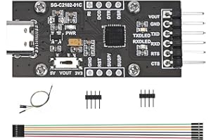 SeenGreat USB to UART Serial Port Bridge CP2102 - Trasferimento dati ad alta velocità, plug and play, compatibile con Windows, Mac, Linux