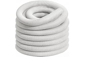 well2wellness Manguera universal para piscina – Diámetro: 32 mm – Color blanco – 6 metros – Tubo de manguera para bomba de piscina – Tubo flexible – Forma estable – Fabricado en Alemania