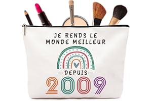 VIVAJOY Cadeau Fille 16 Ans Trousse Maquillage Personnalisée, Idée Cadeau pour Ados