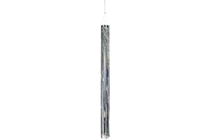 In the Breeze Silver Holographic Mylar Windsock Hanging Decoration - Decorative and Humane Bird and Pest Deterrent