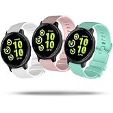 BDIG 20 mm Bands Compatible with Garmin Vivoactive 6/5/3, Soft Silicone Sport Bracelet for Amazfit GTS/GTS 2(2Mini)/GTS 3/GTS