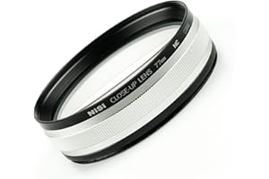 NiSi Nahlinse 77mm Close Up Lens Filter Kit - inkl 77 mm Close-up Linse, 72-77mm Adapterring, 67-77mm Adapterring, Objektivdeckel und Filtertasche